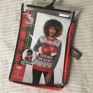 Spencer's funny Christmas sweater